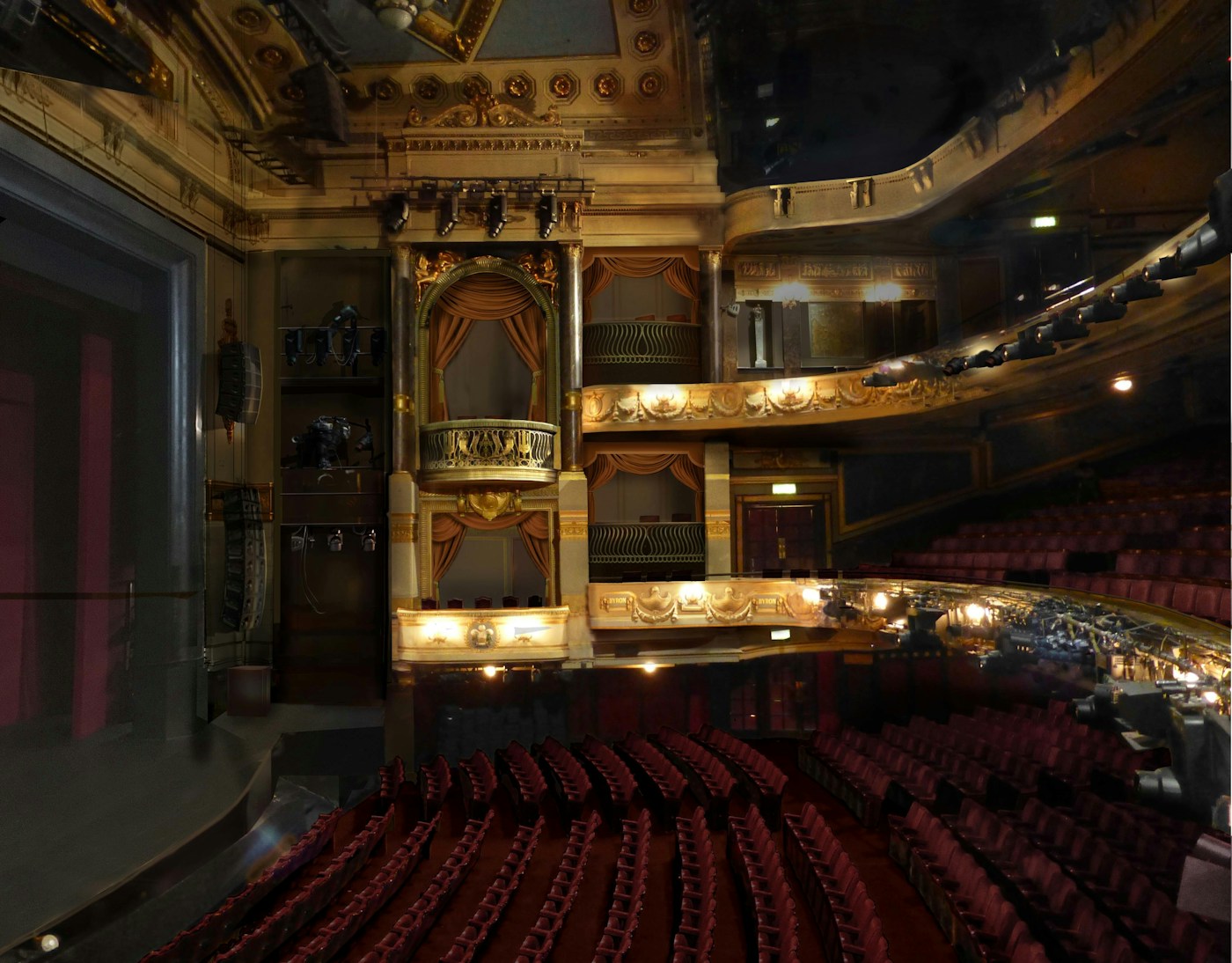 The Theatre Royal Drury Lane - Main Entrance situated on 